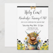 Heilige Koe Eerste uitnodiging van afgelopen zater (Voorkant / Achterkant)