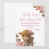 Heilige Koe Eerste uitnodiging van afgelopen zater (Voorkant / Achterkant)