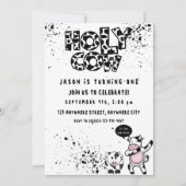 Heilige Koe Eerste uitnodiging van afgelopen zater (Voorkant)