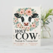 Heilige Koe Eerste uitnodiging van afgelopen zater (Staand voorkant)