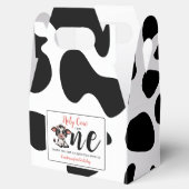 Heilige Koe Eerste verjaardag Bedankdoosjes (Geopend)