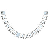 Heilige Koe eerste verjaardag Blauwe spelden Koe A Vlaggetjes (Alle)