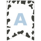 Heilige Koe eerste verjaardag Blauwe spelden Koe A Vlaggetjes (Derde vlag)