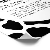 Heilige Koe, eerste verjaardag Capsule Sign. Poster (Hoek)