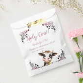 Heilige Koe eerste verjaardag , dank u wel Bedankzakje (Gezegeld)