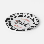 Heilige Koe Eerste verjaardag Papieren Bordje (Gekanteld)