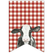 Heilige Koe, eerste verjaardag Roodspelden Koe Afd Vlaggetjes (Eerste vlag)