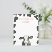 Heilige Koe Eerste verjaardag Tijd Capsule Message (Staand voorkant)