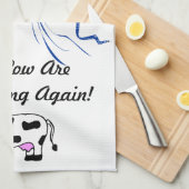 Heilige Koe eet je weer! Theedoek (Quarter Fold)