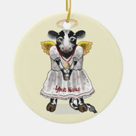 Heilige Koe Engel Keramisch Ornament