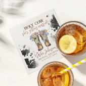 Heilige Koe Floral Cowboy Boots Vrijgezellenfeest Servet