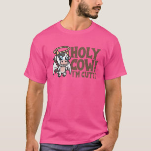 Heilige Koe Fluisteraar Schattig Dier Voor Mannen T-shirt