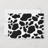 Heilige Koe Foto 1e verjaardag Kaart (Achterkant)