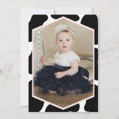 Heilige Koe Foto Kind Koe Print Schattigee Verjaar Kaart (Achterkant)