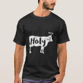 Heilige Koe Funny Dairy Farmer Midwest Pride T-shirt (Voorkant)