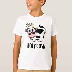 Heilige Koe Funny Heilige Dierenpun T-shirt