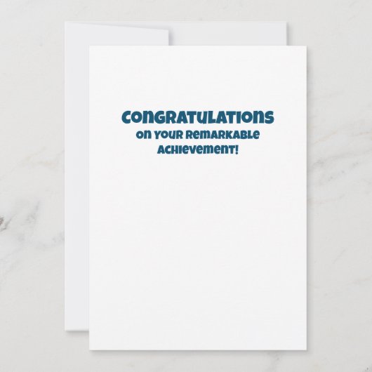 Heilige Koe Gefeliciteerd Kaart (Achterkant)