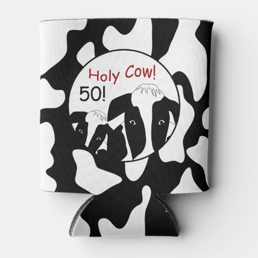 Heilige Koe Gepersonaliseerd Blikjeskoeler (Voorkant)