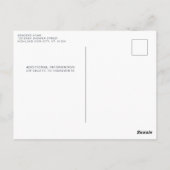 Heilige Koe Gezellig Hoogland Kalf Winter Baby sho Briefkaart (Achterkant)