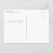 Heilige Koe Gezellig Hoogland Kalf Winter Baby sho Uitnodiging Briefkaart (Achterkant)