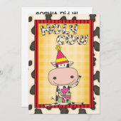 Heilige Koe - Graduation Party Kaart (Voorkant / Achterkant)