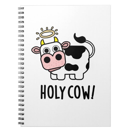 Heilige Koe Grappige Dierenspelling  Notitieboek (Voorkant)