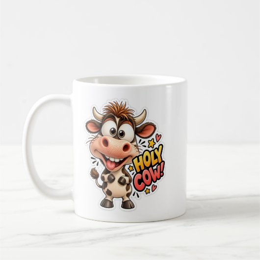 🐄😄 Heilige Koe! Grappige Mok ☕✨ (Links)