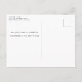 Heilige Koe Groen Hoogland Koe Koppels Baby shower Uitnodiging Briefkaart (Achterkant)