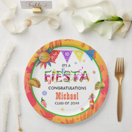 Heilige Koe Het Is Een Fiesta Afstudeerfeest Papieren Bordje