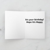 Heilige Koe! Het is je verjaardag! Hopelijk is het Kaart (Binnen)