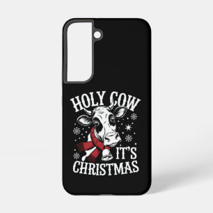 Heilige Koe Het is Kerst Grappig Koe Liefhebber Bo Samsung Galaxy Hoesje