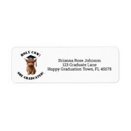 Heilige Koe! Hij/zij studeerde af naar het terugke Etiket