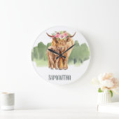 Heilige Koe Hoera Calf Baby Kind Room Grote Klok (Huis)