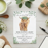 Heilige Koe Hogeland Calf Baby shower Eucalyptus Kaart