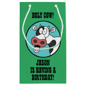 Heilige Koe Iemand die jarig is Klein Cadeauzakje (Achterkant)