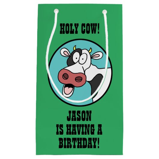 Heilige Koe Iemand die jarig is Klein Cadeauzakje (Voorkant)