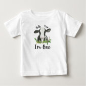 Heilige Koe Ik Ben 1 Jaar Baby T-Shirt (Voorkant)