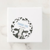 Heilige Koe Ik ben 1 Koe printverjaardag Bedankjes Labels (In situ)