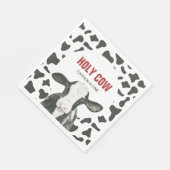 Heilige Koe Ik ben 1 Koe printverjaardag Servet (Hoek)