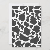 Heilige Koe Ik ben 1-roze meisje 1 verjaardag Kaart (Achterkant)