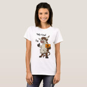 Heilige Koe Ik ben 21 Funny Cartoon 21ste verjaard T-shirt (Voorkant volledig)