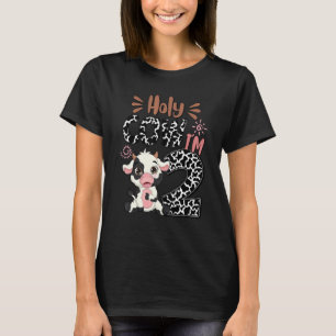 Heilige Koe Ik ben 2-jarige jongen 2e Koe boerendi T-shirt