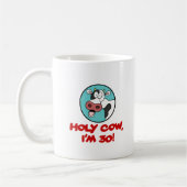 Heilige Koe Ik ben 30 Funny Mug Koffiemok (Links)