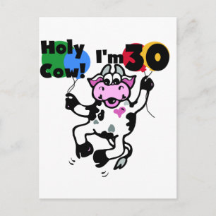 Heilige Koe Ik ben 30 T-shirts en cadeautjes Briefkaart