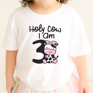 Heilige Koe Ik ben 3-jarig meisje T-shirt