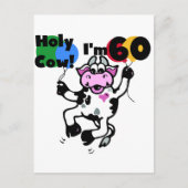 Heilige Koe Ik ben 60 Tshirts en cadeautjes Briefkaart (Voorkant)