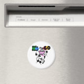 Heilige Koe Ik ben 60 Tshirts en cadeautjes Magneet (Insitu (Vaatwasser))