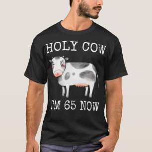 Heilige Koe ik ben 65 nu grappig 65ste verjaardag T-shirt