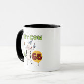 Heilige Koe Ik ben 65 T-shirts en cadeautjes Mok (Voorkant links)