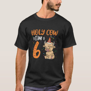 Heilige Koe Ik ben 6 Schotse Hooglanders Rundvee P T-shirt